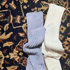 Used slouch socks